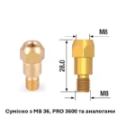 Вставка MB 36KD M8x28