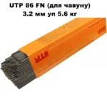 Електроди UTP 86 FN 3.2 мм уп 5.6 кг для чавуну
