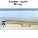 Припой срібний 20% EcoBraz 38220 F 1шт 500мм Castolin